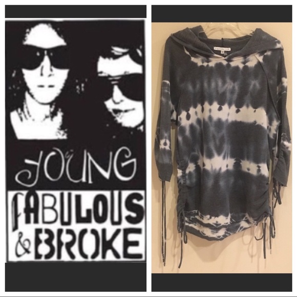 Young Fabulous & Broke Tops - Young Fabulous and Broke sweatshirt Hoodie tie dye